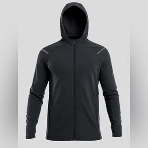 Fioboc quick dry sports fitness jacket, size large men’s black color